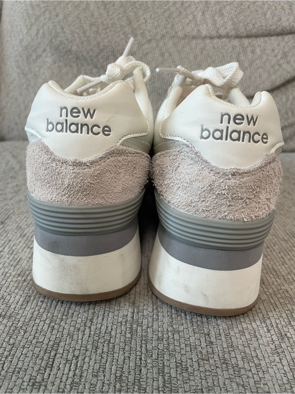 ✨Women’s New Balance 574 Platform Tennis Shoes Size 7.5 - Picture 7 of 10